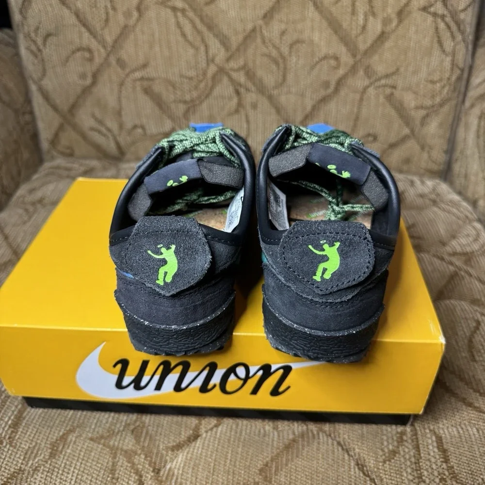 Nike Cortez Union Off‎ Noir Black Sneakers Women's 6.5 Men's 5 DR1413-001 Nice!